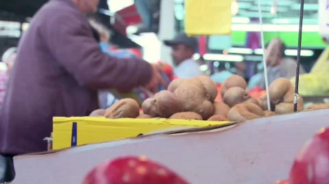 Market 6 Stock Footage 533327