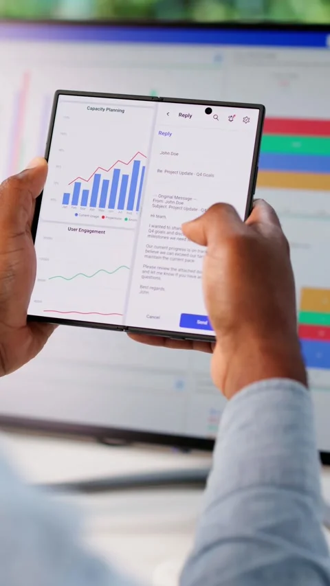 Market Advisor Predicts Trade Performance Stock Footage 321159602
