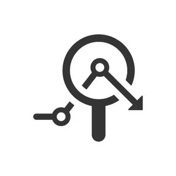 Market Analysis Icon Illustrazione stock