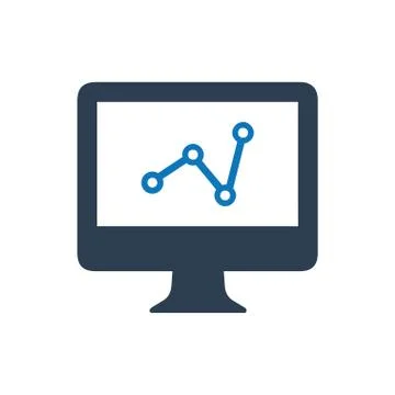 Market analysis icon Stock Illustration