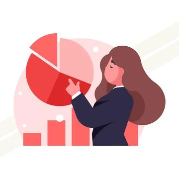 Market-analysis Illustrazione stock