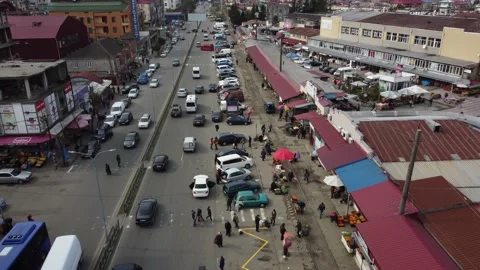 Market in Batumi Stock Footage 223724531