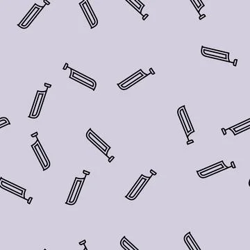 Market flag line seamless pattern Stock Illustration