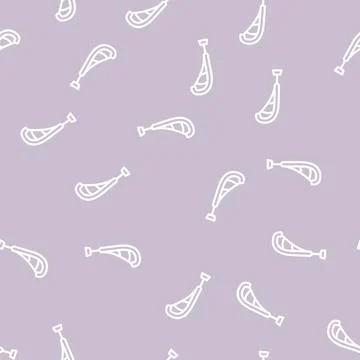 Market flag line vector seamless pattern Stock Illustration