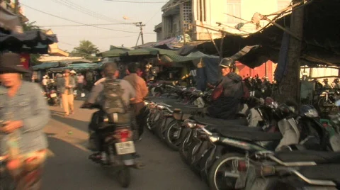 Into the Market Stock Footage 296997