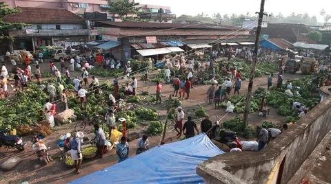 The Market Stock Footage 6866024