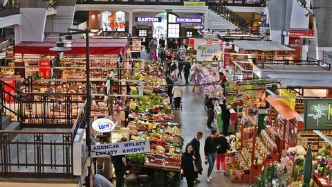 The Market Hall 스톡 동영상 89859517