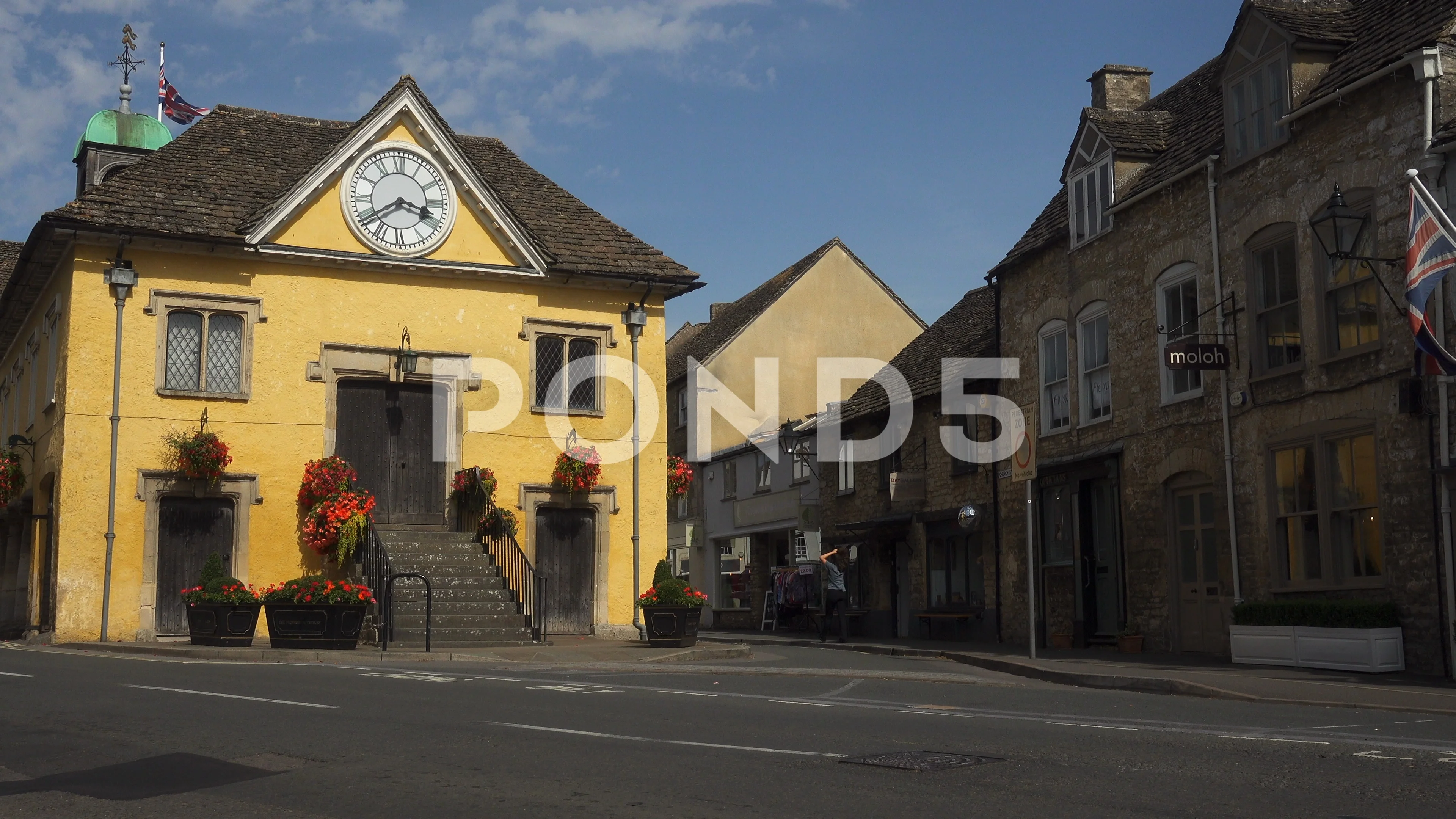 Market House in Tetbury in Gloucestershire England.