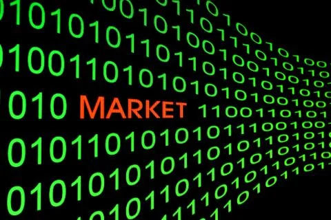 Market Ilustración de archivo