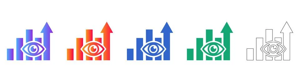 Market Insight Data Visualization Illustration Stock-Illustration