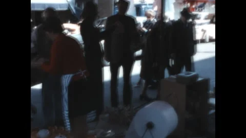 Market in Lazise 1971 Stock Footage 294792304