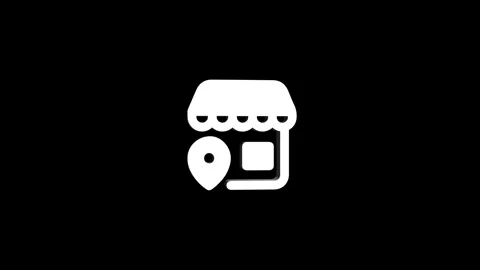 Market location 3d pin map rotating animation spinning in background Stock-Footage 313513698