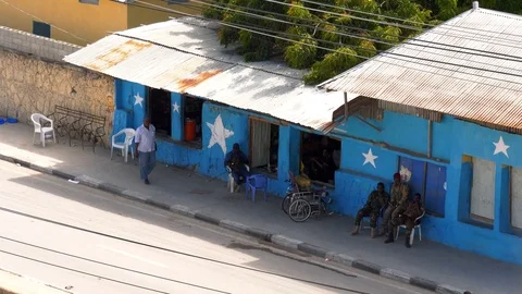 Market in Mogadishu Stock Footage 97720848