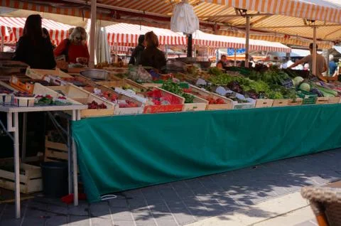 The market in Nice. Stock Photos