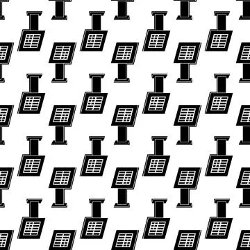 Market payment machine pattern seamless vector 库存插图