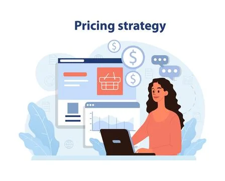 Market penetration concept. Flat vector illustration. Stock Illustration