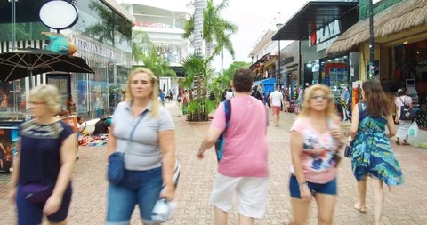 Market Place Stock Footage 90362270