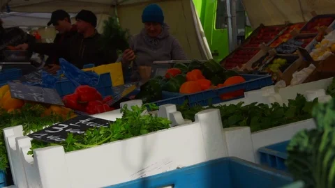Market place 스톡 동영상 121446284