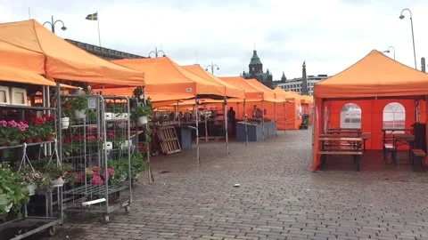 The Market Place Stock Footage 132086948
