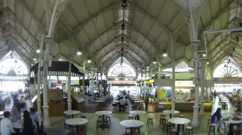 Market Place, Time Lapse Stock Footage 34010421
