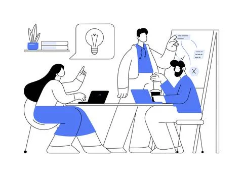 Market research abstract concept vector illustration. イラスト素材