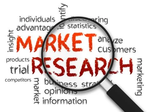 Market research Stock Illustration