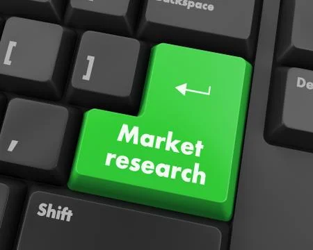 Market research Stock Illustration