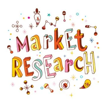 Market research Stock Illustration