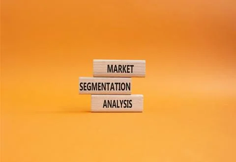 Market Segmentation Analysis symbol. Concept word Market Segmentation Analy.. Stock Photos