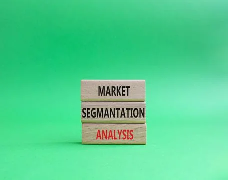 Market Segmentation Analysis symbol. Concept word Market Segmentation Analy.. Stock Photos