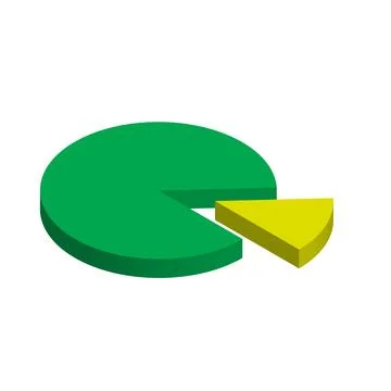 Market Segmentation Chart Icons Stock Illustration