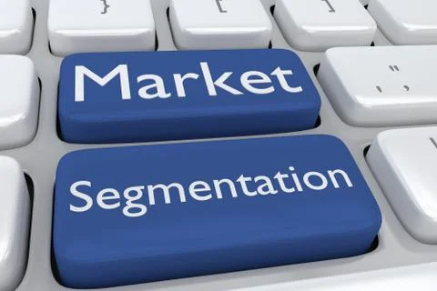 Market Segmentation concept Stock Illustration