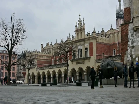 Market square carrozza 스톡 동영상 84991381