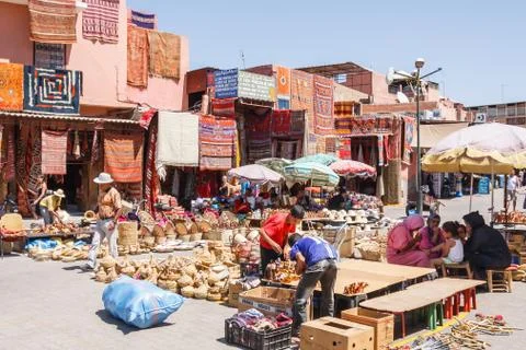 Market square in the centre of the Souk. Stock-Fotos