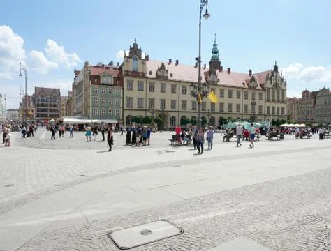 Market Square - Wroclaw, Poland Stock Photos