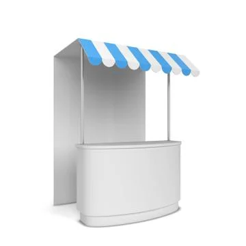 Market stall Illustrazione stock