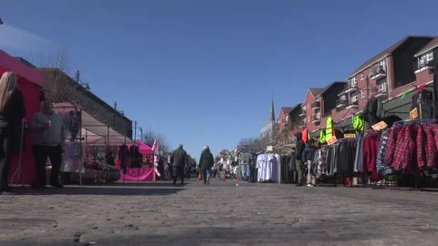 Market Stalls  Video stock 152571393