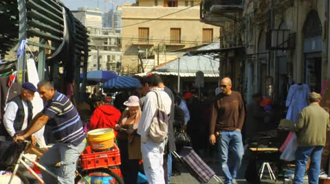 Market Tel Aviv Day Stock Footage 25179710
