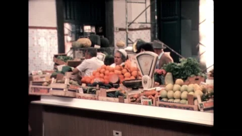 Market Vendors Stock Footage 278240465