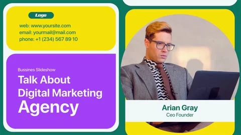Marketing Agency After Effects stock
