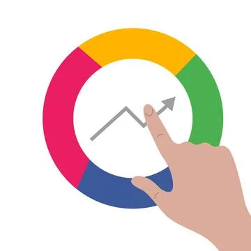 Marketing Analysis of Customer Behavior Data with Statistical Web Analytics Stock Illustration