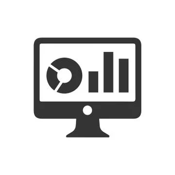 Marketing Analysis Icon Stock Illustration