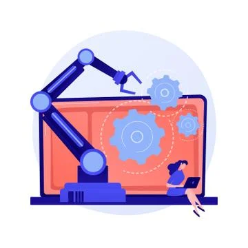 Marketing automation system vector concept metaphor Stock Illustration