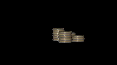 Marketing Coin Element Video stock 74233860