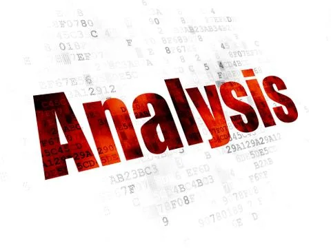 Marketing concept: Analysis on Digital background Illustrazione stock