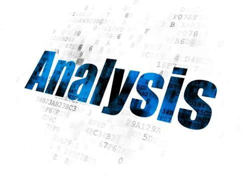 Marketing concept: Analysis on Digital background Illustrazione stock