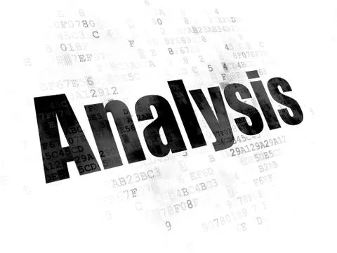 Marketing concept: Analysis on Digital background イラスト素材