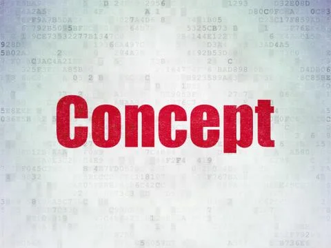 Marketing concept: Concept on Digital Data Paper background イラスト素材