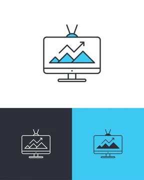 Marketing Data Analysis on Television Stock Illustration