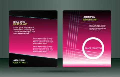 Marketing flyer Stock Illustration